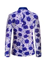 Single Breasted One Button Jacquard Prom Tuxedo Jacket