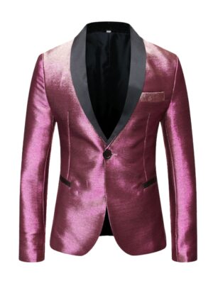 Men Slim Fit Multi-Color Party Prom Tuxedo Jacket
