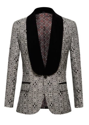 Men's Vintage Shawl Lapel Prom Party Tuxedo Jacket