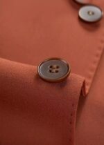 Men's 3-Piece Rust Orange 2-Button Peak Lapel Suit