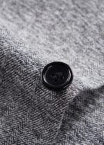 Men's 3-Piece Textured 2-Button Notch Lapel Vested Suit for Business Casual