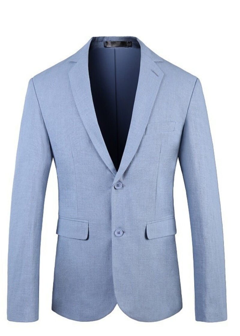 1-Button Single-Breasted Solid Color Business Suit Jacket 1-Button Single-Breasted Solid Color Business Suit Jacket