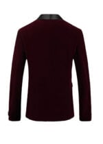 Men's 1-Button Single-Breasted Solid Color Prom & Party Tuxedo Jacket