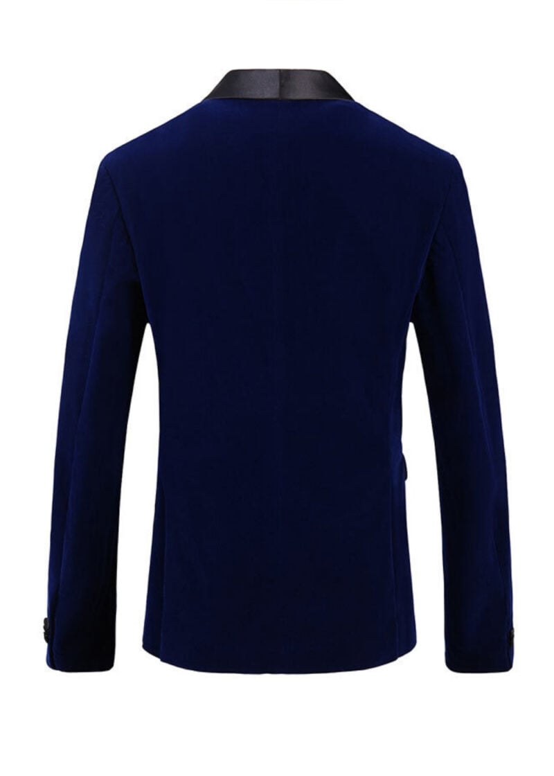 Men's 1-Button Single-Breasted Solid Color Prom & Party Tuxedo Jacket