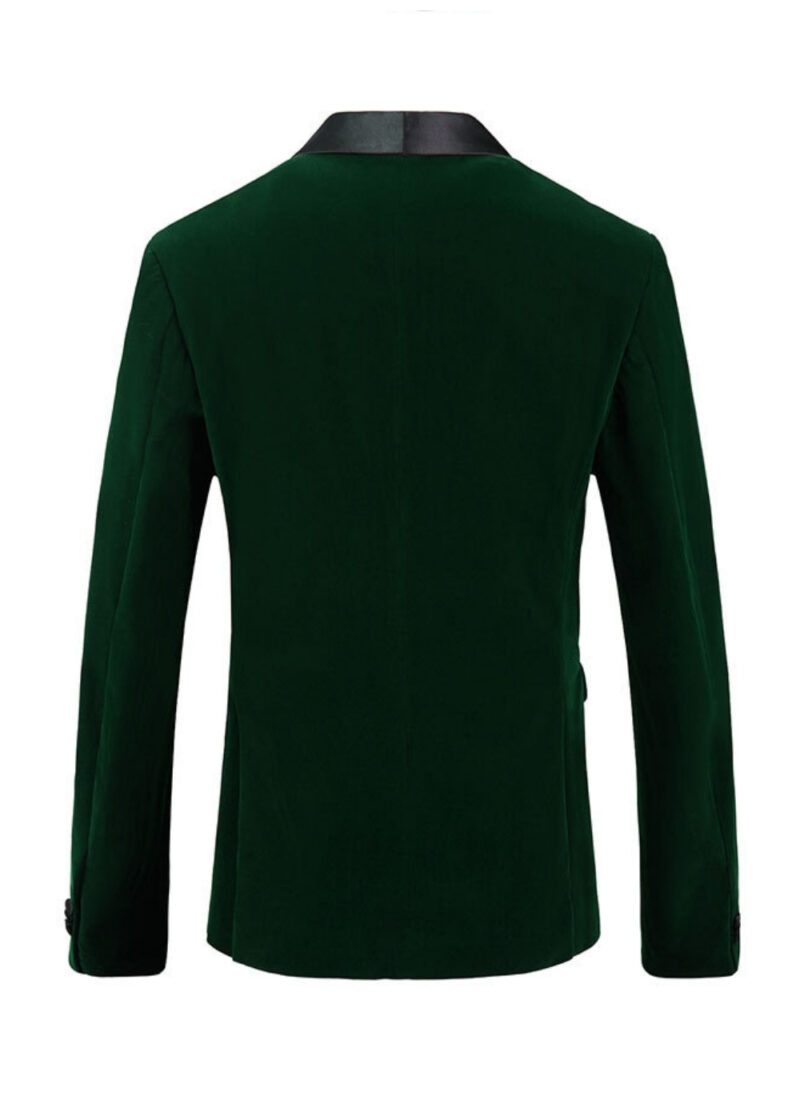 Men's 1-Button Single-Breasted Solid Color Prom & Party Tuxedo Jacket