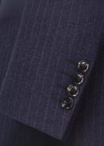 Men's Navy 2-Piece Double Breasted 3-Button Business Suit