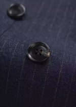 Men's Navy 2-Piece Double Breasted 3-Button Business Suit