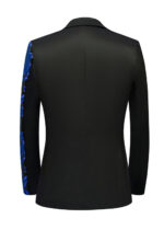 Men's Fashion Sequins Notch Lapel Prom and Party Tuxedo Jacket