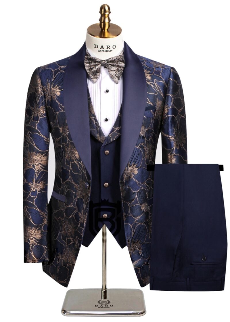 Men's Shawl Lapel Three-piece Party & Prom Tuxedo