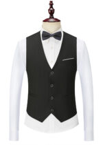 Men's 3-piece 1 Button Shawl Label Suit for Wedding & Formal Events