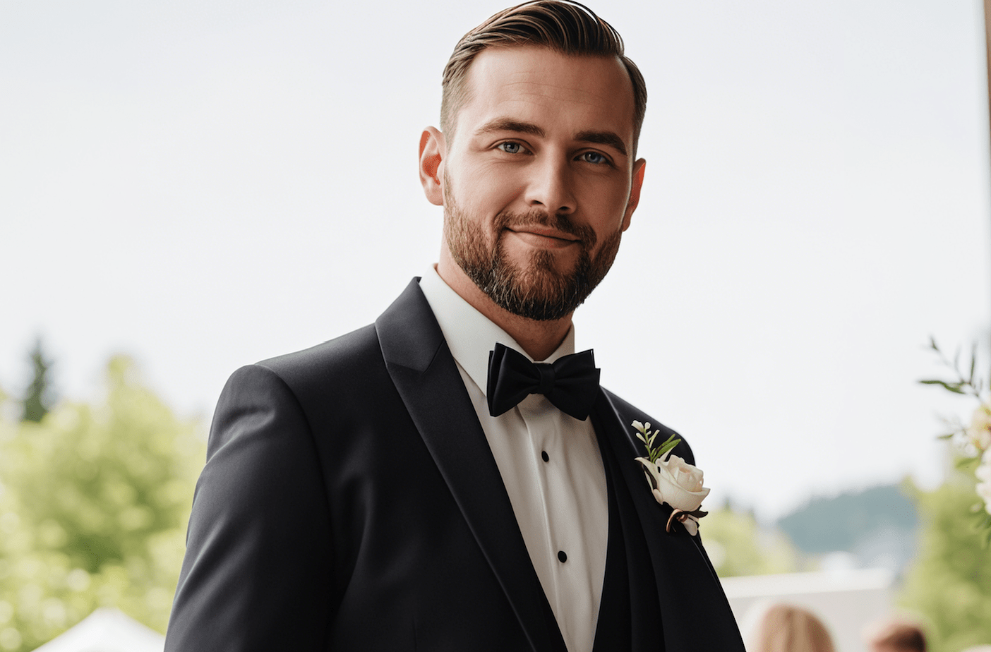 black-tie wedding tuxedo