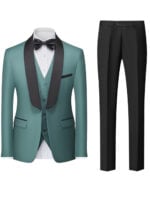 Men's 3-Piece Shawl Lapel Tuxedo for Prom & Party Men's 3-Piece Shawl Lapel Tuxedo for Prom & Party